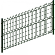 Clôture paladin enduite de PVC clôture en treillis métallique soudé de haute qualité